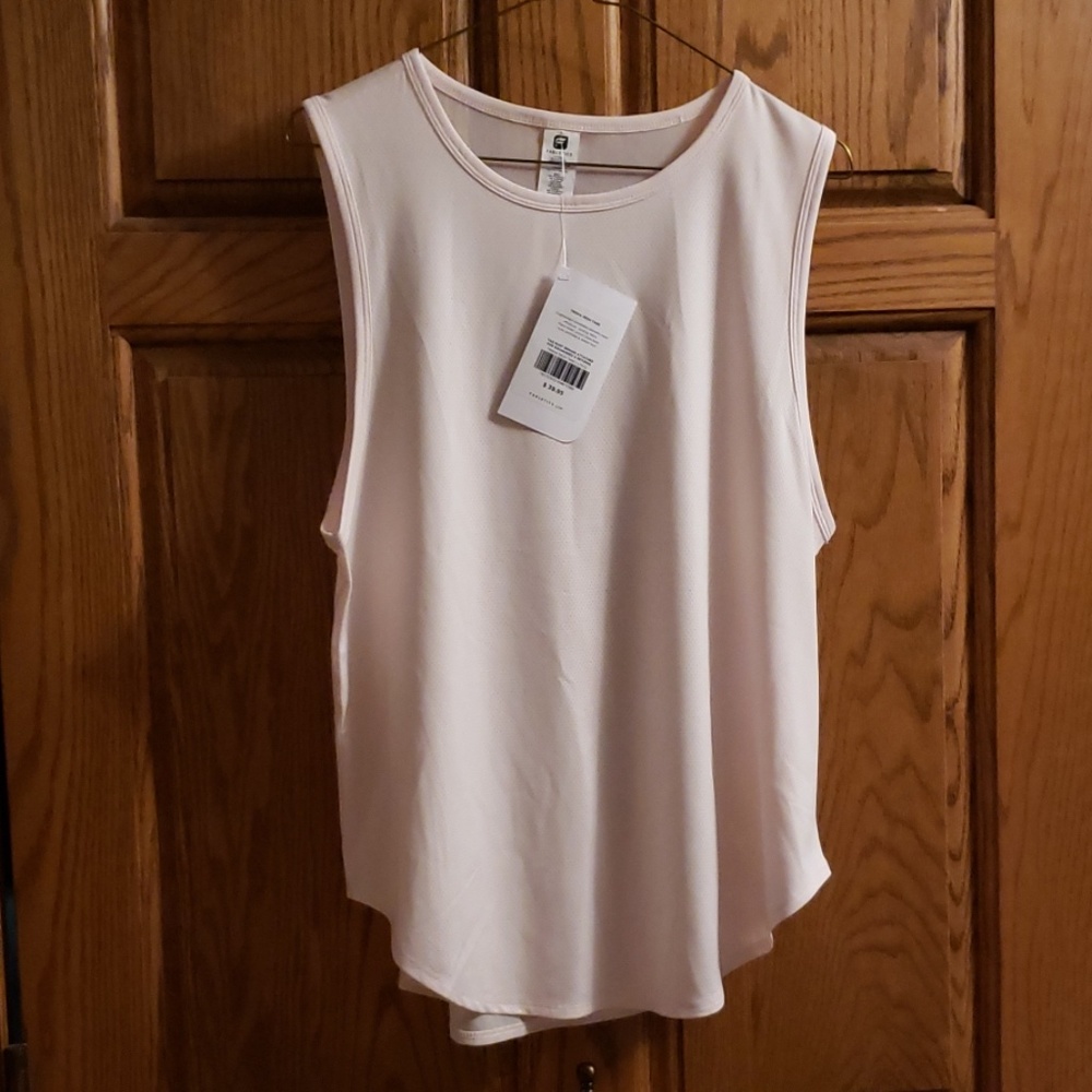 Fabletics NWT mesh tank sz lg 10/12